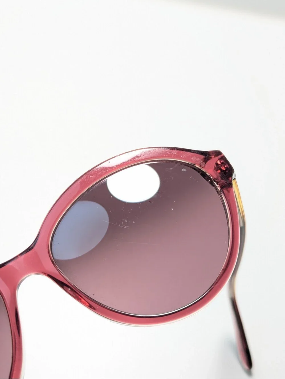 Maui Jim MJ828-520 Mariana Pink Gradient Red Rose Oval Sunglasses 55-18-140